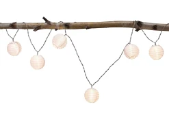 Paulmann LED Akku-Lichterkette Lampion weiß warmweiß 7 Lampions