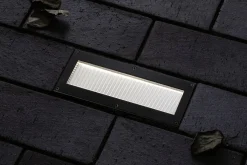 Paulmann LED Solar-Bodeneinbauleuchte Domenic schwarz 20 x 8 cm