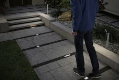 Paulmann LED Solar-Bodeneinbauleuchte Domenic schwarz 20 x 8 cm