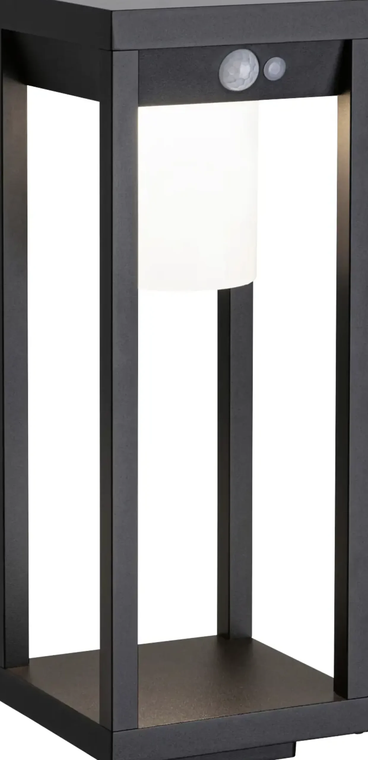 Paulmann LED Solarleuchte Marisol schwarz 40 x 15cm mit Bewegungsmelder