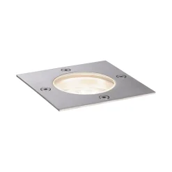 Paulmann Plug & Shine Bodeneinbauleuchte Outdoor silber 10 cm warmweiß