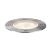 Paulmann Plug & Shine Bodeneinbauleuchte Outdoor silber 9,8 cm warmweiß