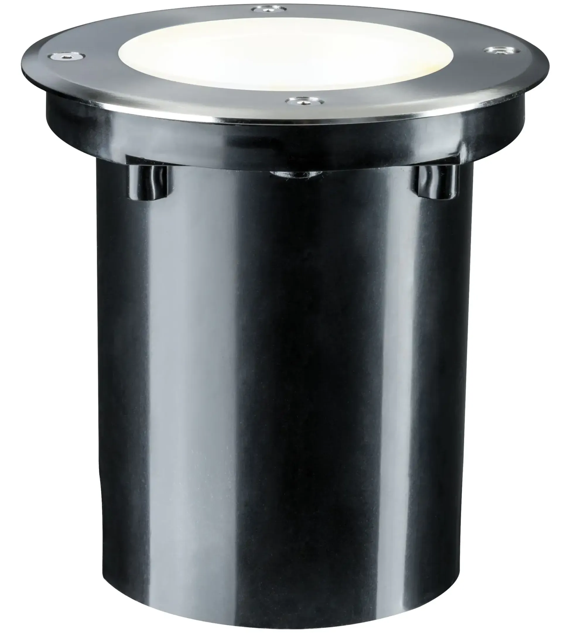 Paulmann Plug & Shine Bodeneinbauleuchte Outdoor schwenkbar silber 14 cm