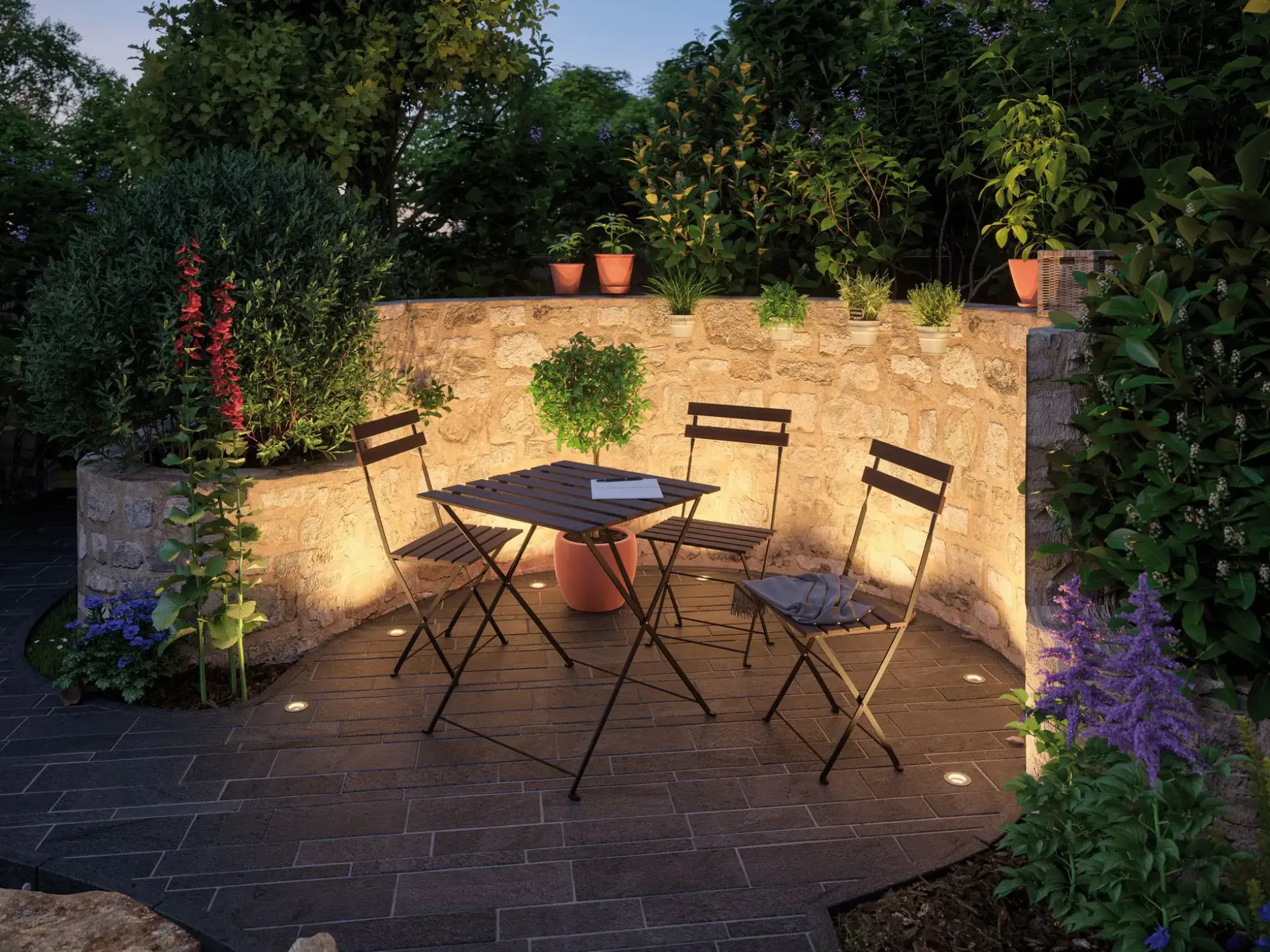 Paulmann Plug & Shine Bodeneinbauleuchte Floor Mini Outdoor rund 5,5 cm