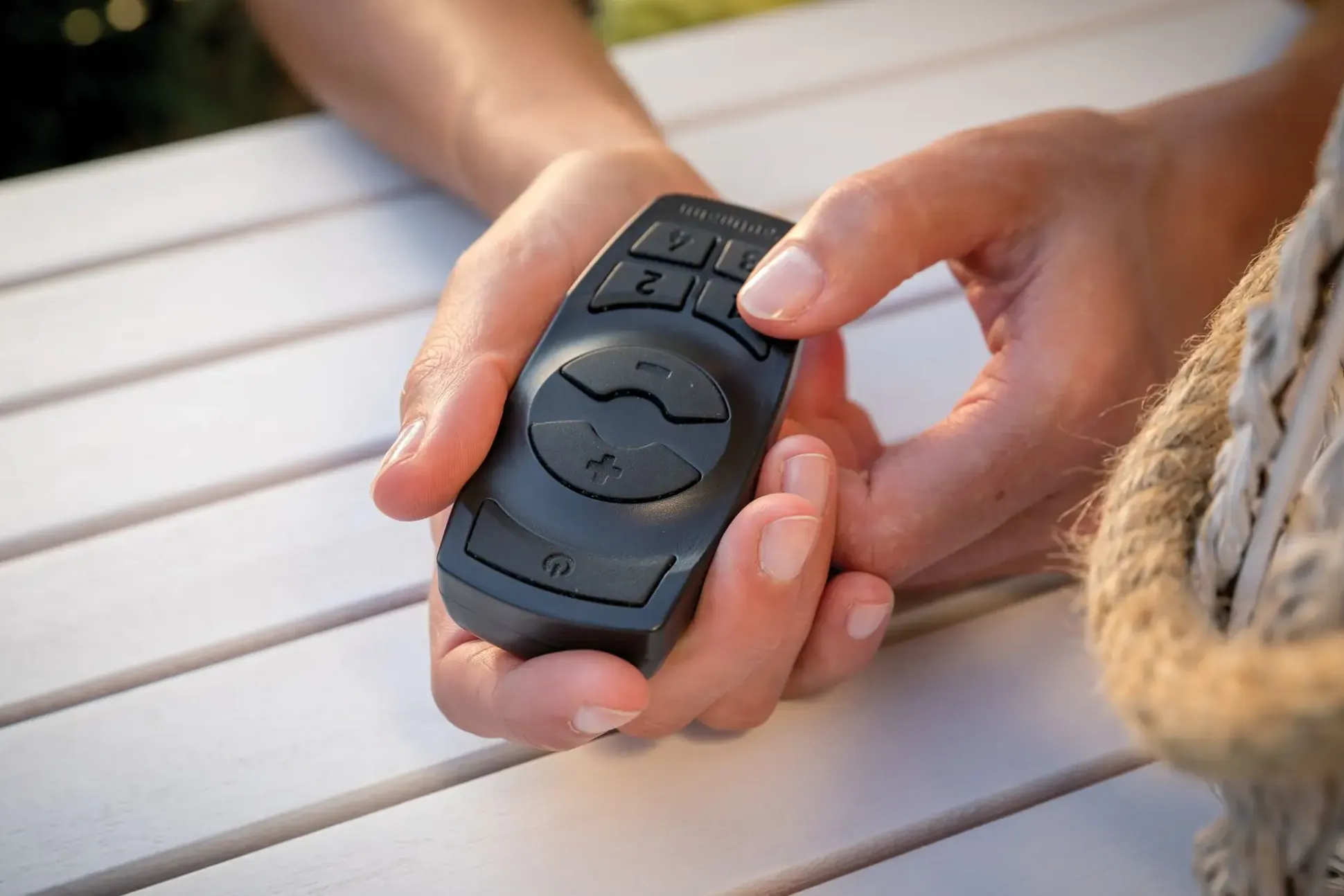 Paulmann Plug & Shine Controller Outdoor schwarz mit Fernbedienung