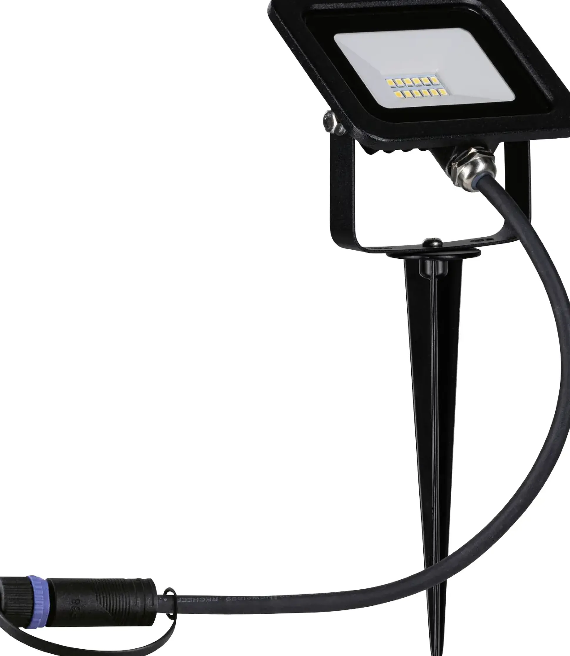 Paulmann Plug & Shine Erdspieß Flood Outdoor mit Erdspieß 10,3 cm warmweiß