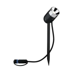 Paulmann Plug & Shine Erdspieß Pike Outdoor anthrazit 31 cm warmweiß