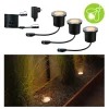 Paulmann Plug & Shine LED Bodeneinbauleuchte Floor insect-friendly 3er-Set