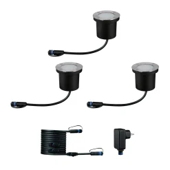 Paulmann Plug & Shine LED Bodeneinbauleuchte Floor insect-friendly 3er-Set