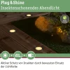 Paulmann Plug & Shine LED Bodeneinbauleuchte Floor insect-friendly 3er-Set