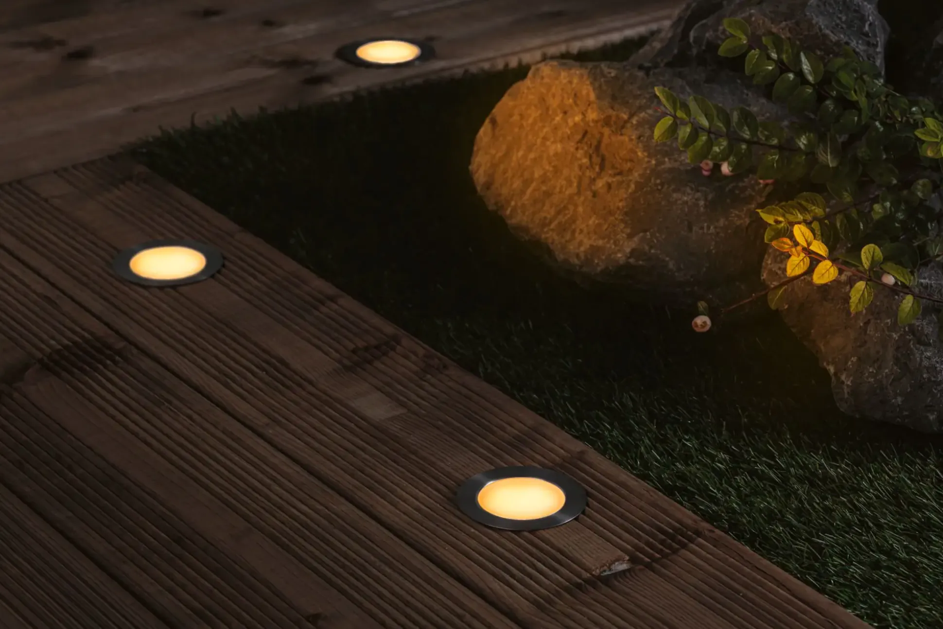 Paulmann Plug & Shine LED Bodeneinbauleuchte Floor insect-friendly 3er-Set