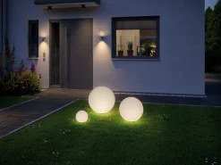 Paulmann Plug & Shine LED Lichtobjekt Globe Outdoor, 40 cm, warmweiß