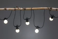 Paulmann Plug & Shine Lichterkette Outdoor weiß-schwarz 6,8 m mit 7 Lampen