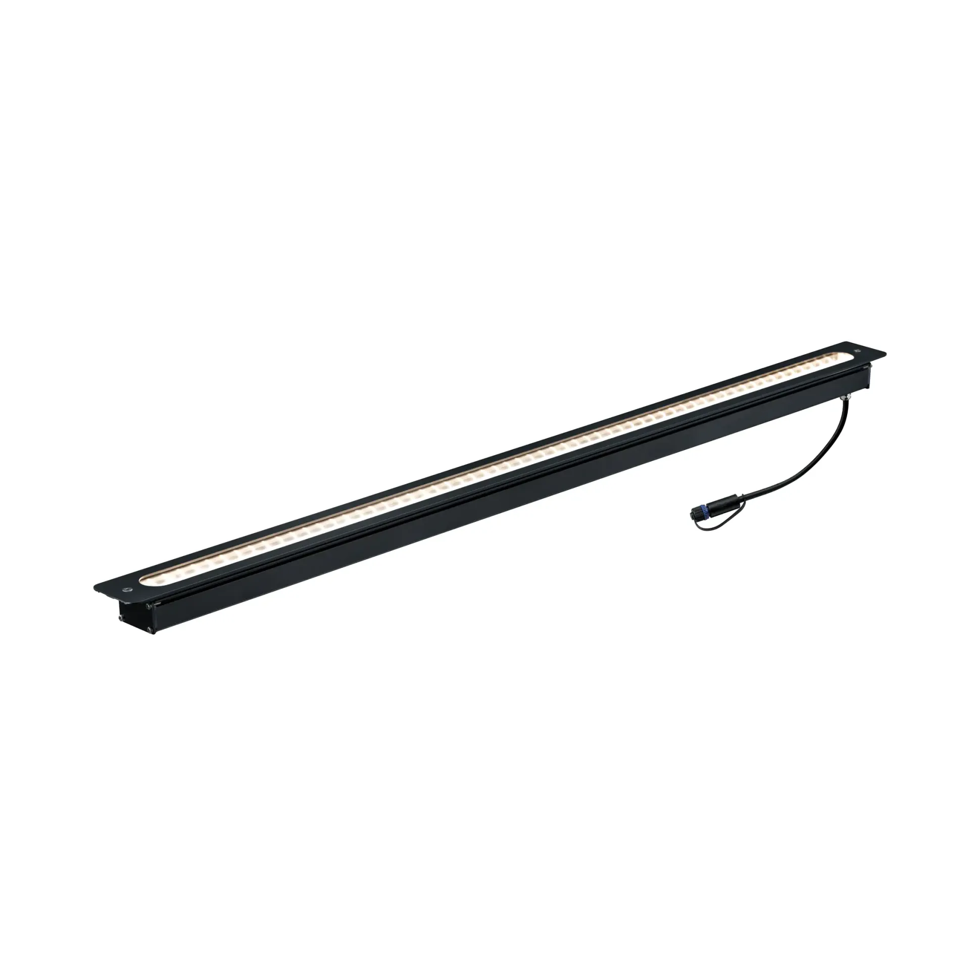 Paulmann Plug & Shine Lichtleiste Einbau Outdoor anthrazit 90 cm warmweiß
