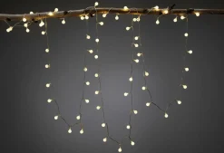 Paulmann Plug & Shine Light Chain 7 Outdoor, schwarz, dimmbar, warmweiß