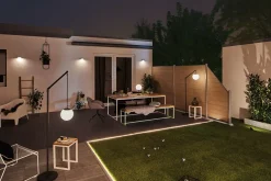 Paulmann Plug & Shine Neon LED-Stripe Profil Outdoor silber 1 m