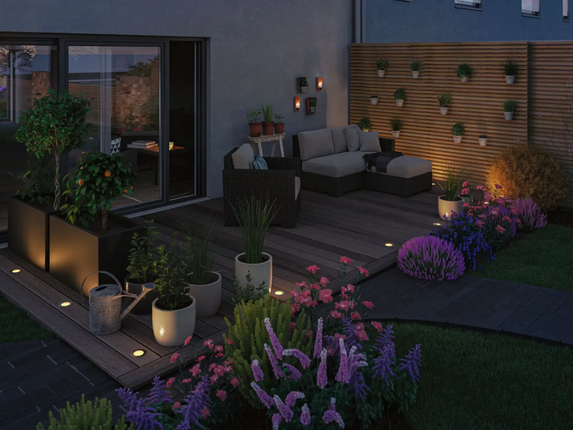 Paulmann Plug & Shine Smart LED Bodeneinbauleuchte insect-friendly Ø 9,8 cm