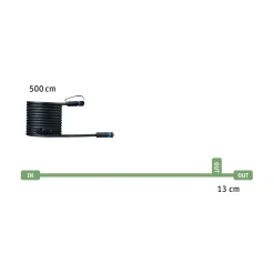 Paulmann Plug & Shine Verbindungskabel Outdoor schwarz 5 m