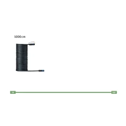 Paulmann Plug & Shine Verbindungskabel Outdoor schwarz 10 m 1er