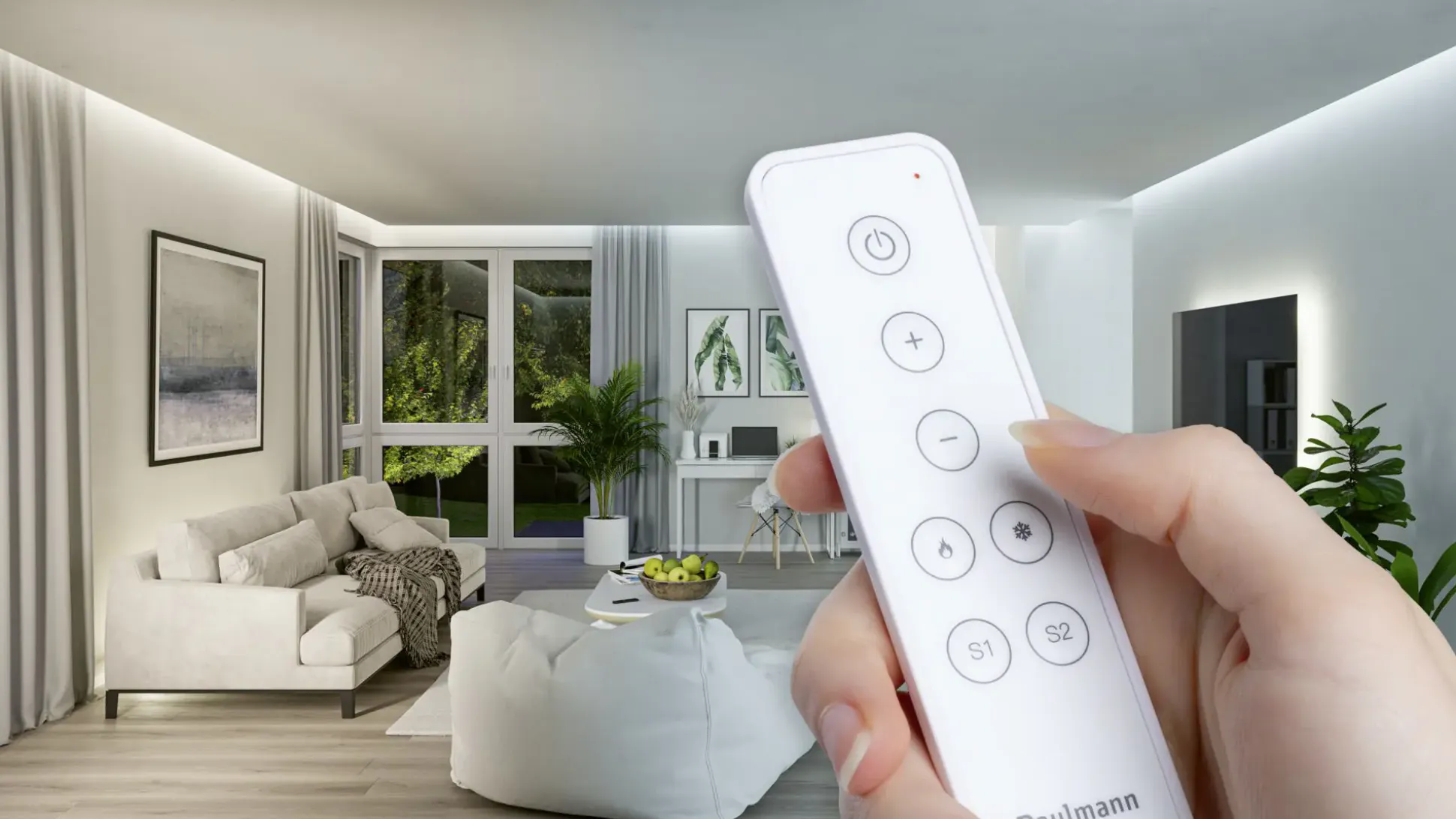 Paulmann Smart Home Fernbedienung Remote Control Zigbee 3.0 Basic weiß