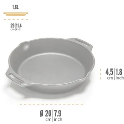 Petromax Feuerpfanne Gusseisen Ø 25 cm mit zwei Henkeln