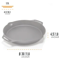 Petromax Feuerpfanne Gusseisen Ø 35 cm mit zwei Henkeln
