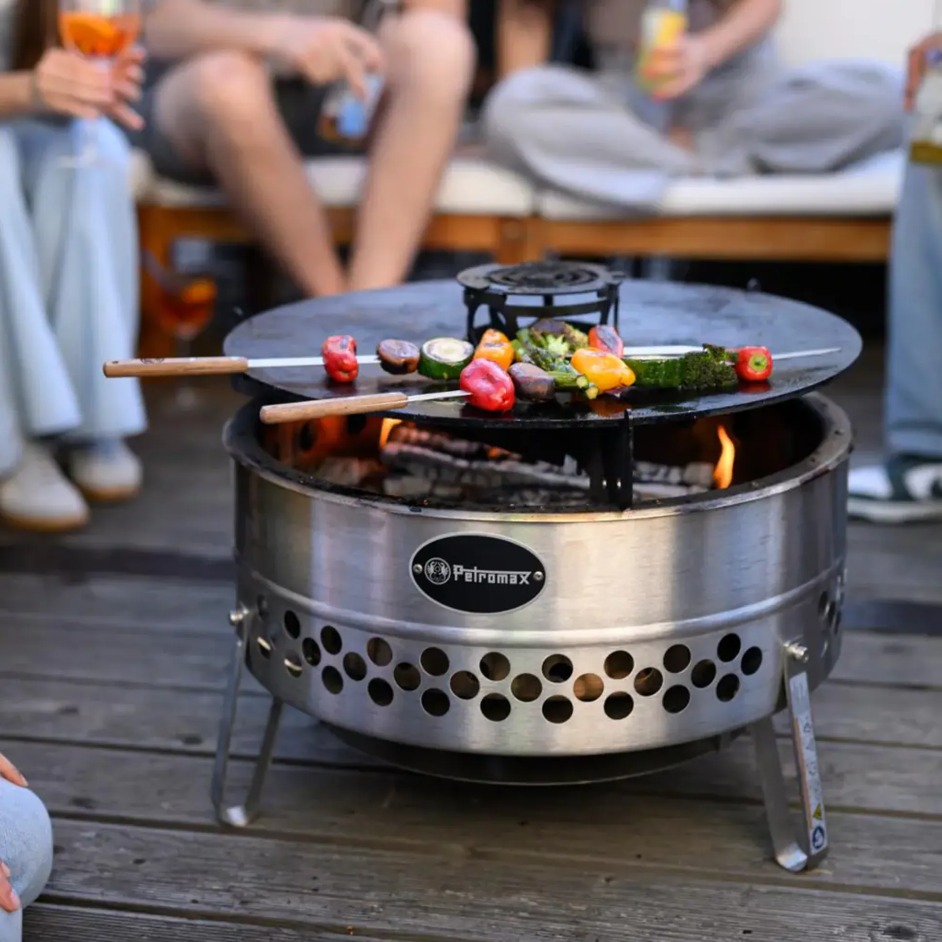 Petromax Grillplatte Tyropit und Pyron Stahl