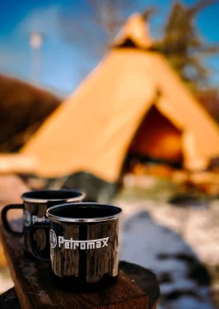 Petromax Becher Emaille schwarz