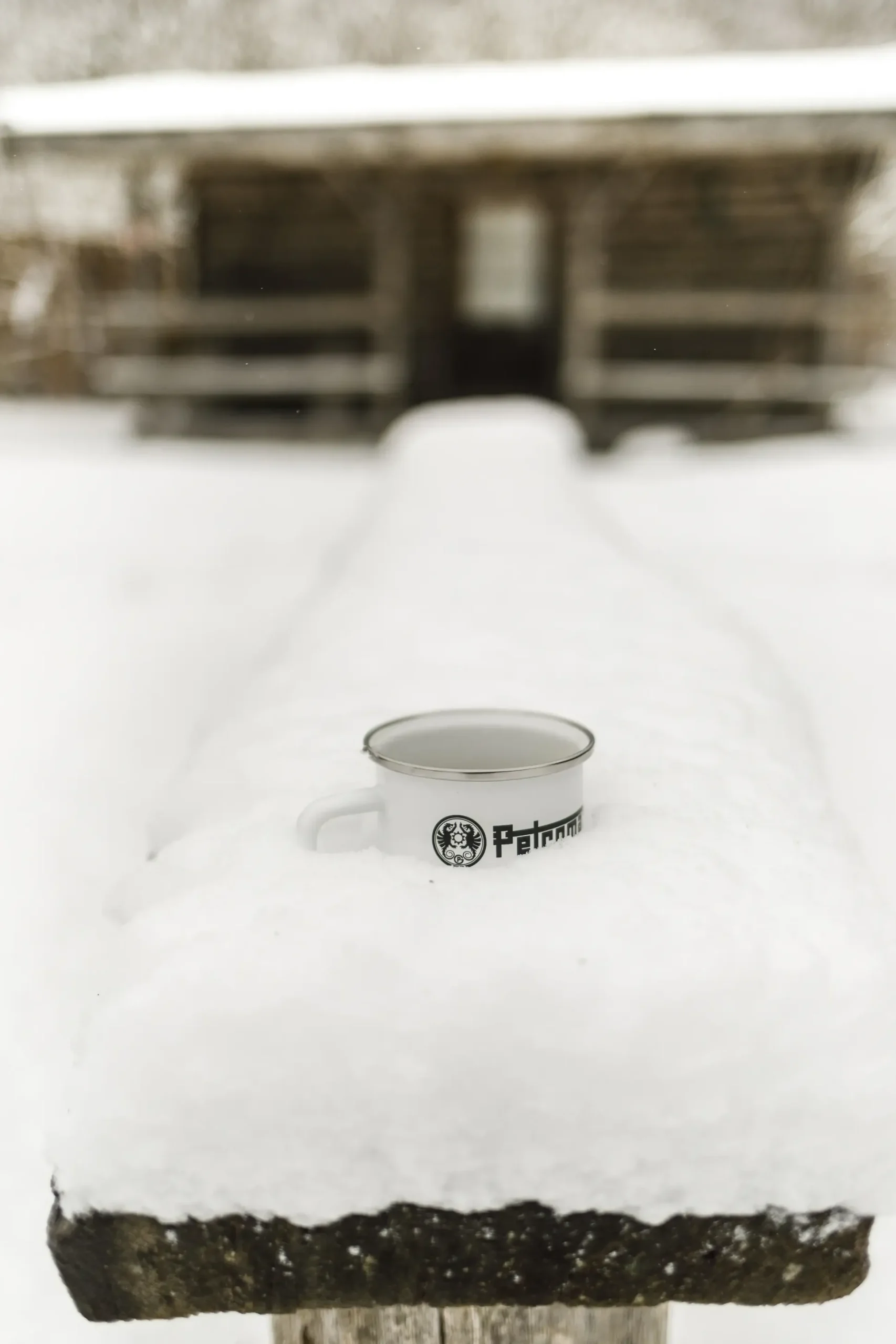 Petromax Becher Emaille weiss