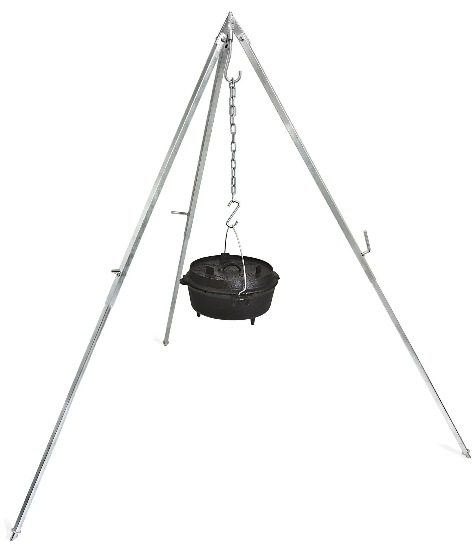 Petromax Dreibein mit Kette und Haken