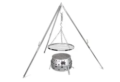 Petromax Feuerschale Atago Set inkl. Dreibein & Rost