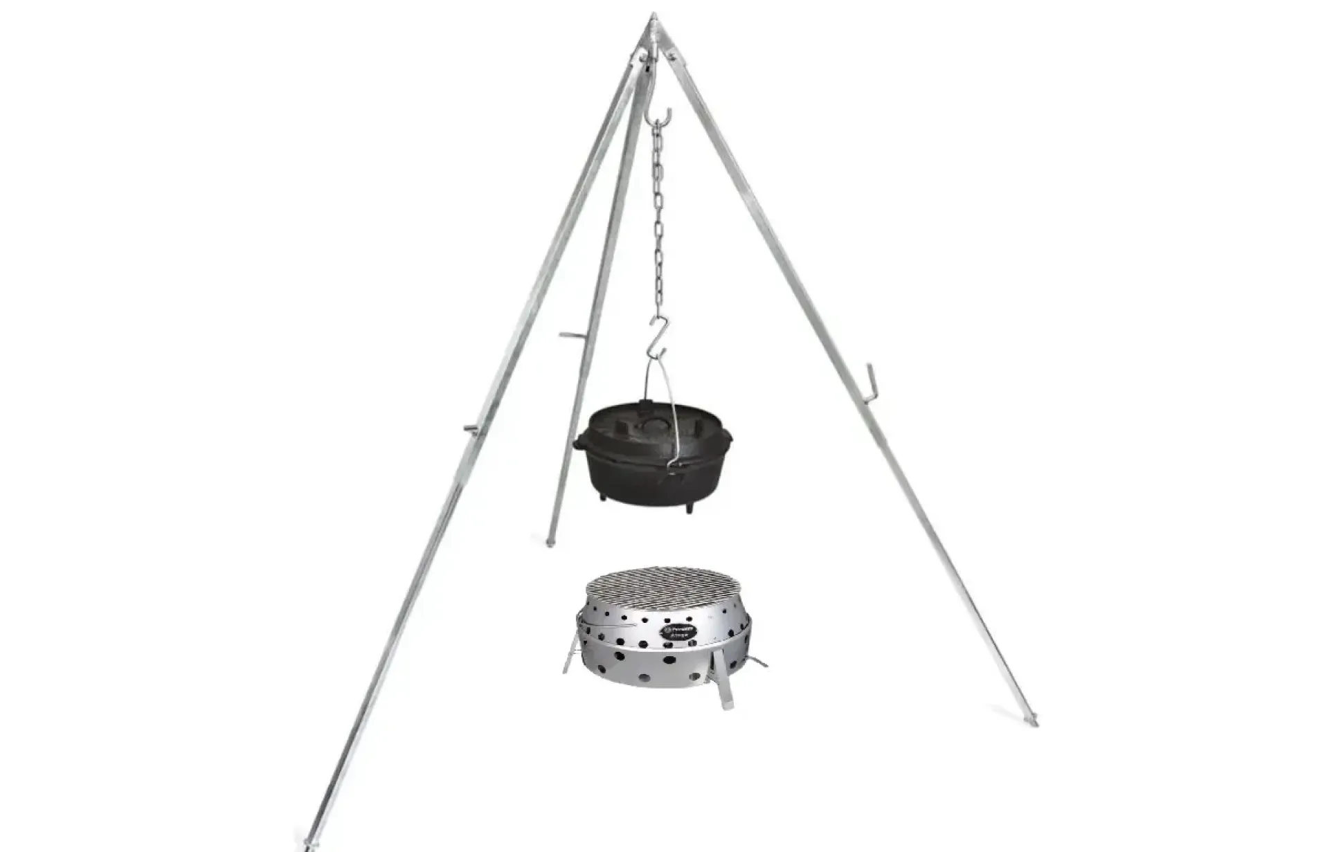 Petromax Feuerschale Atago Set inkl. Dreibein, Rost & Feuertopf ft9