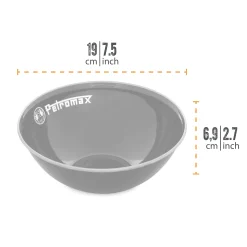Petromax Schale Emaille 2er Set 1 Liter schwarz