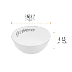 Petromax Schale Emaille 2er Set 160 ml weiss