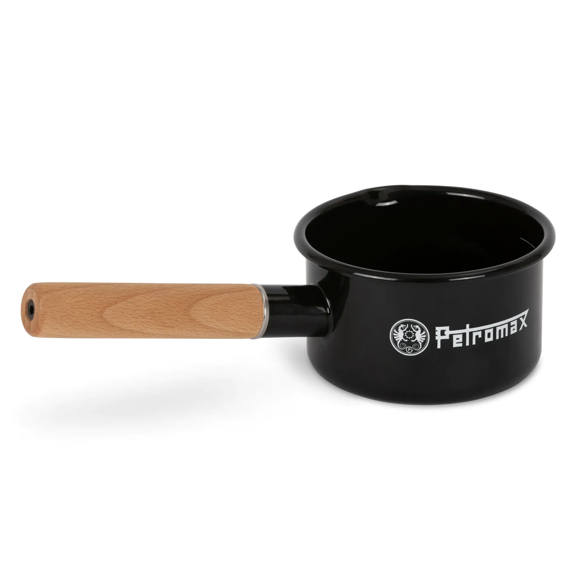Petromax Stieltopf Emaille 0,5 Liter schwarz