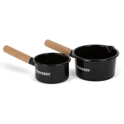 Petromax Stieltopf Emaille 0,5 Liter schwarz