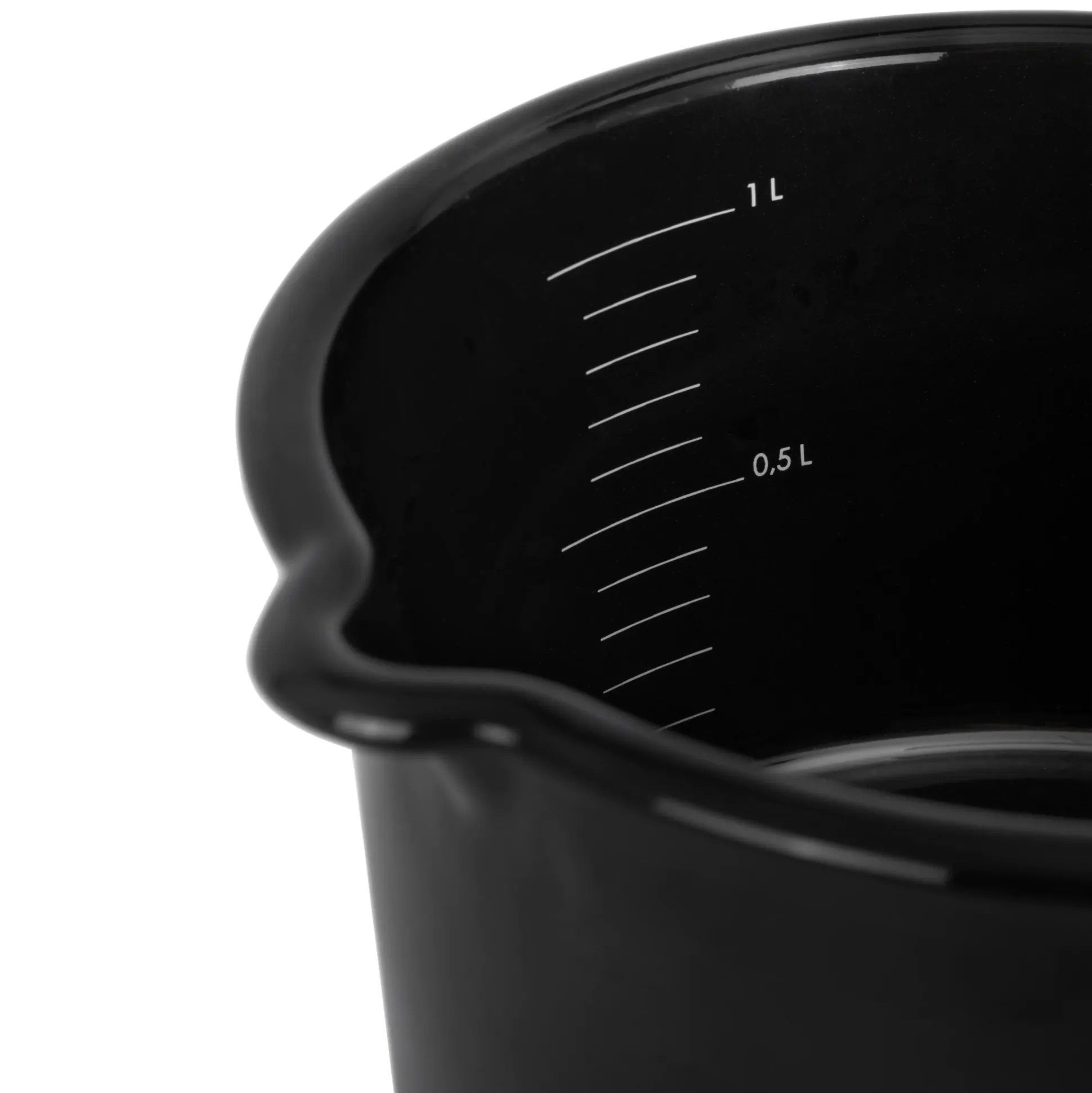 Petromax Stieltopf Emaille 1 Liter schwarz