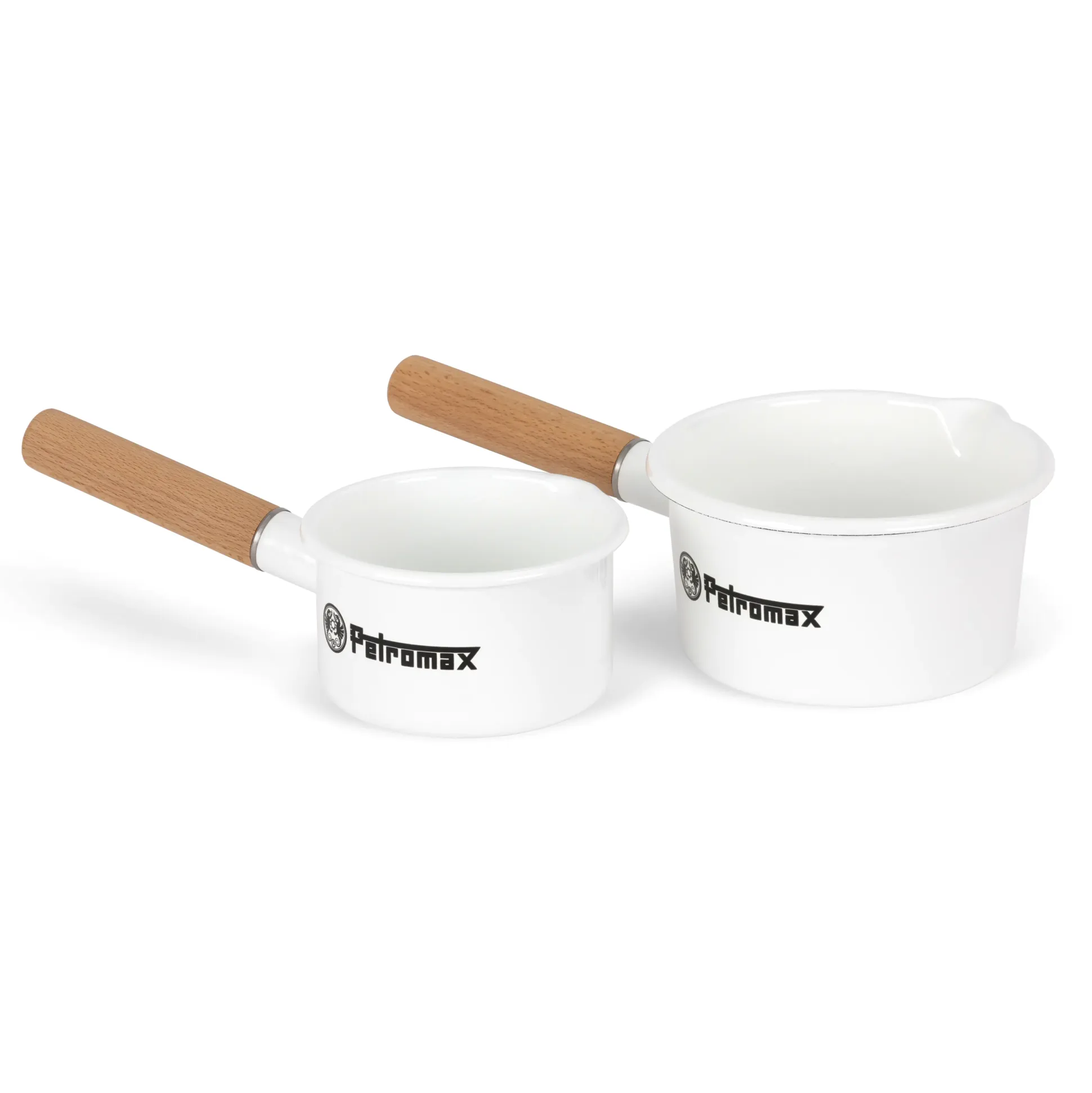 Petromax Stieltopf Emaille 1 Liter weiss