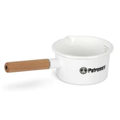 Petromax Stieltopf Emaille 1 Liter weiss