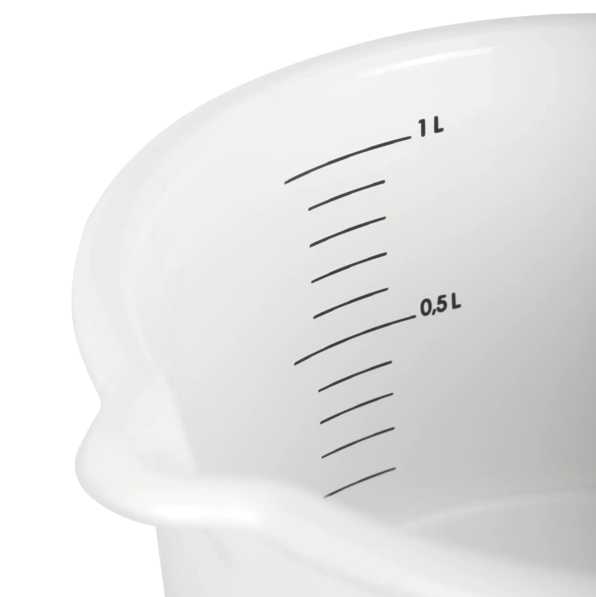 Petromax Stieltopf Emaille 1 Liter weiss