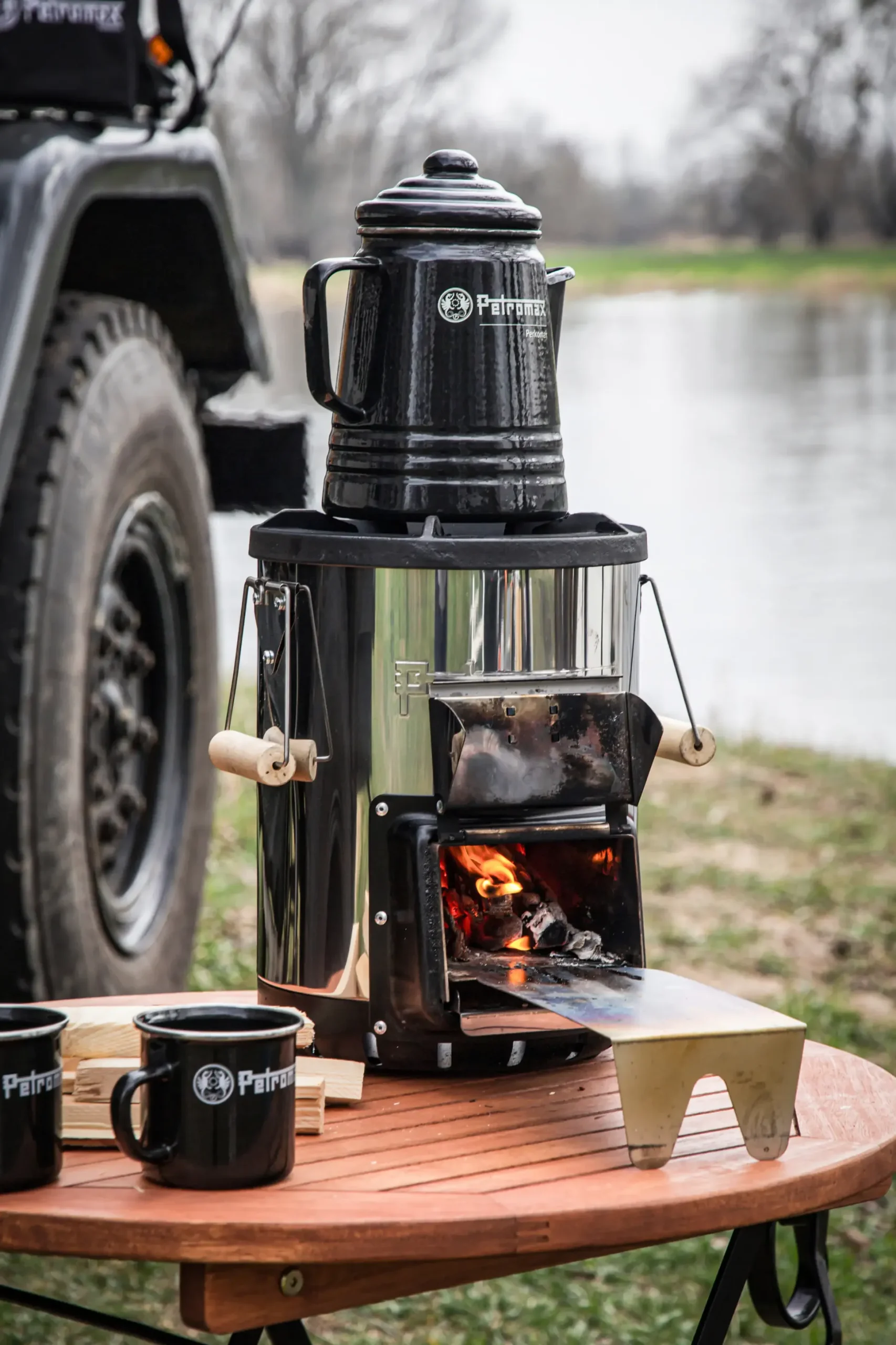 Petromax Tee-/Kaffee-Perkolator "PERKOMAX" schwarz