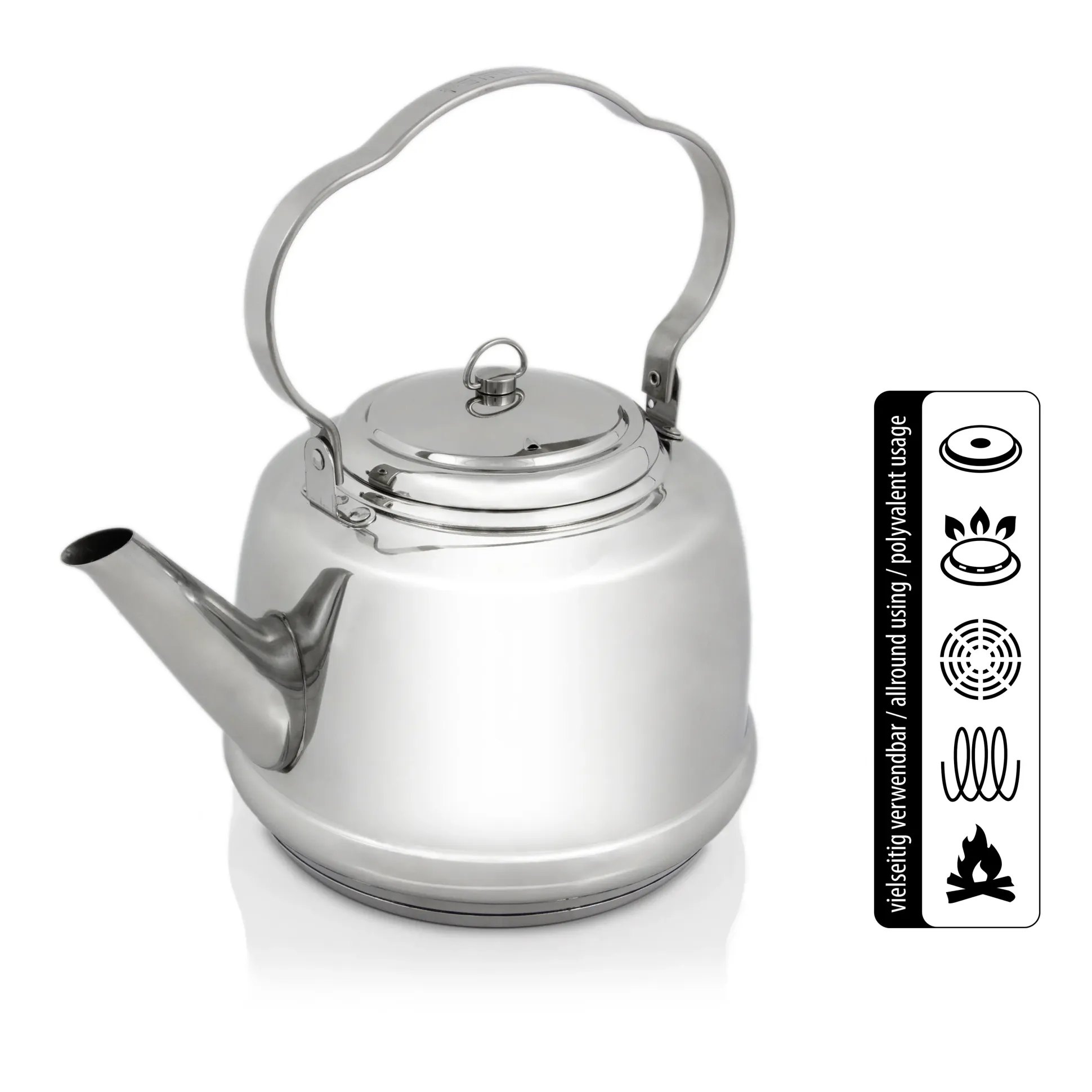 Petromax Teekessel aus Edelstahl 3 L