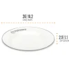 Petromax Teller Emaille 2er Set 26 cm weiss