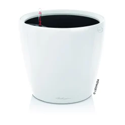 Pflanzentopf Classico Color Ø 28 × 26 cm weiß mit Bewässerungssystem
