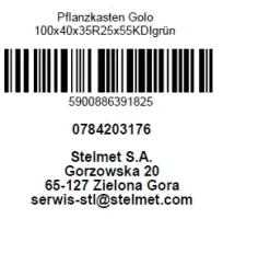 Pflanzkasten Golo 100 x 40 cm mit Wurzeltuch