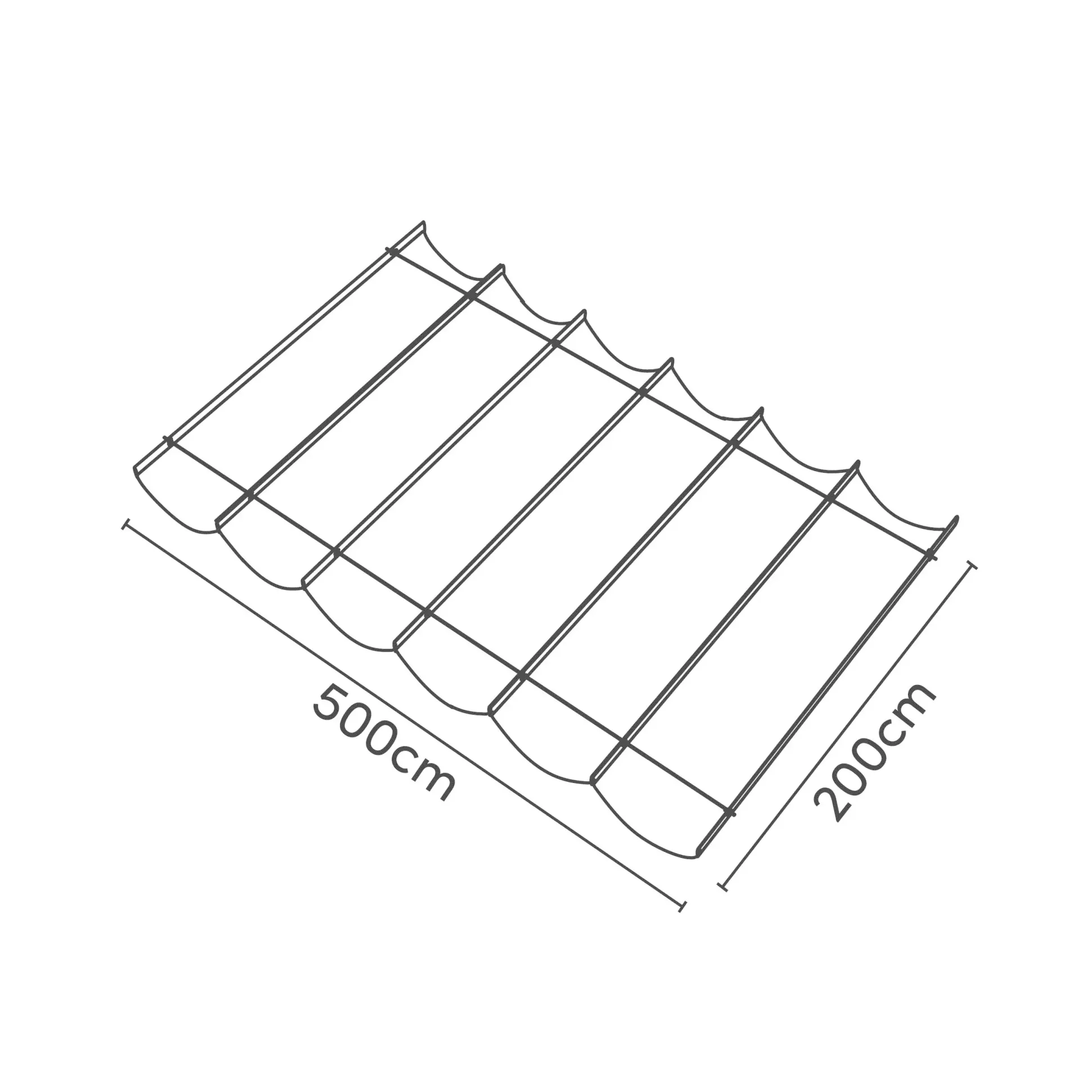 Platinum Faltsonnensegel Coolfit 2 x 5 m altweiß