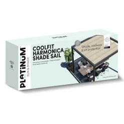 Platinum Faltsonnensegel Coolfit 2,9 x 5 m grau