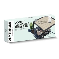 Platinum Faltsonnensegel Coolfit 2,9 x 3 m grau