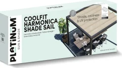 Platinum Faltsonnensegel Coolfit 2 x 4 m grau