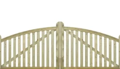 Plus Doppeltor Ligno druckimprägniert 300 x 88/118 cm